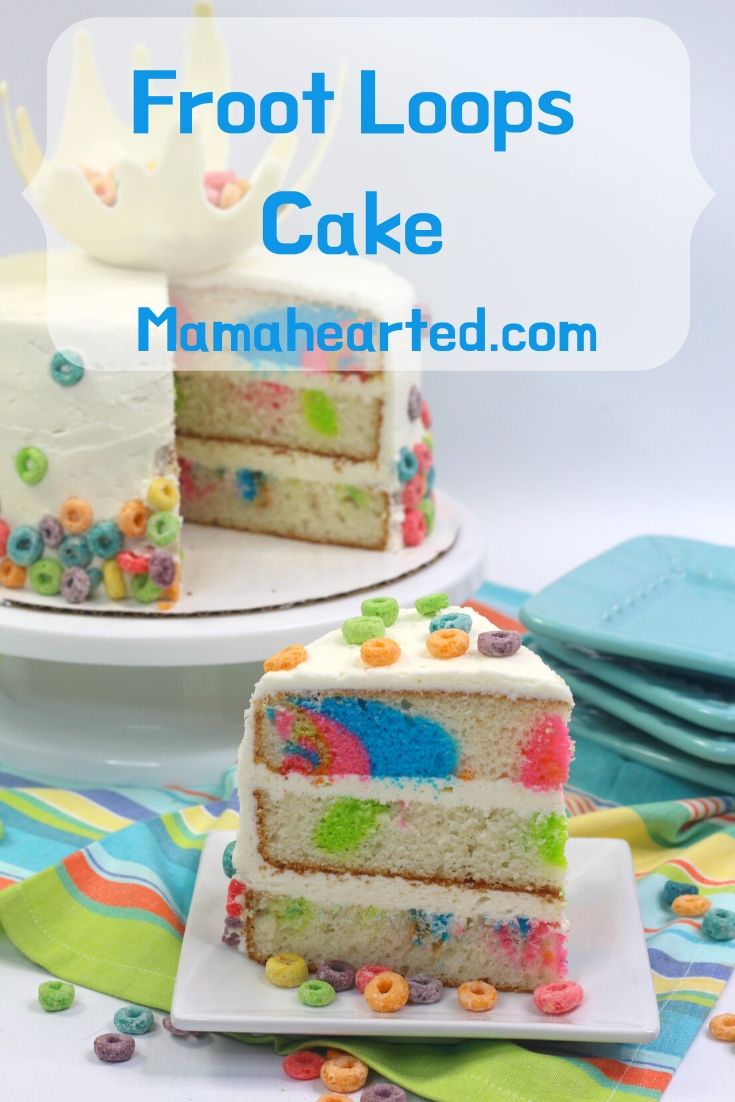 Froot Loops Cake - Mamahearted